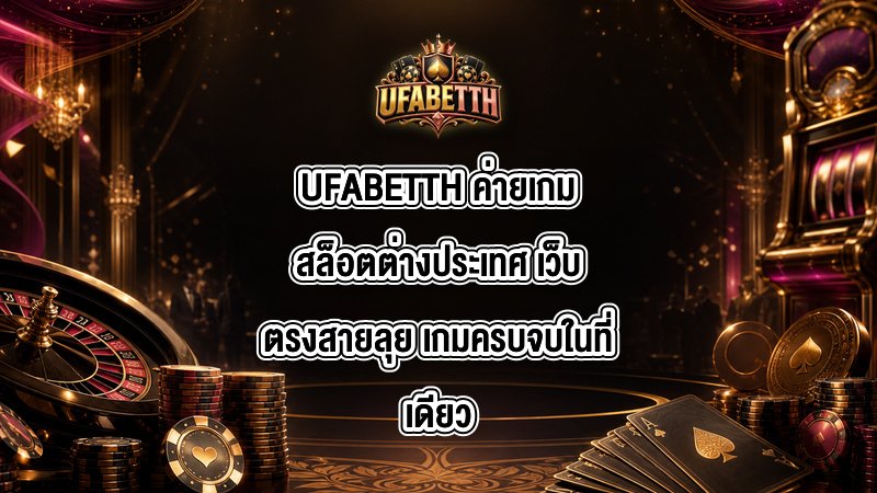 UFABETTH ค่ายเกมสล็อตต่างประเทศ